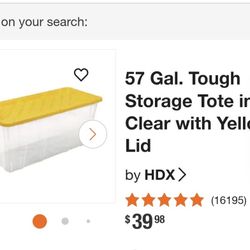 57 Gal. Tough Storage Tote