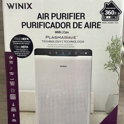 Winix C535 True HEPA 4-Stage Air Purifier with 2 Years of Filters and PlasmaWave Technology with Additional Filter Bundle 