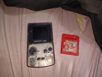 Gamebi color with red edition pokemon
