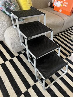 EHEYCIGA 4-Step Collapsible Pet Stairs for Dogs & Cats - good for car