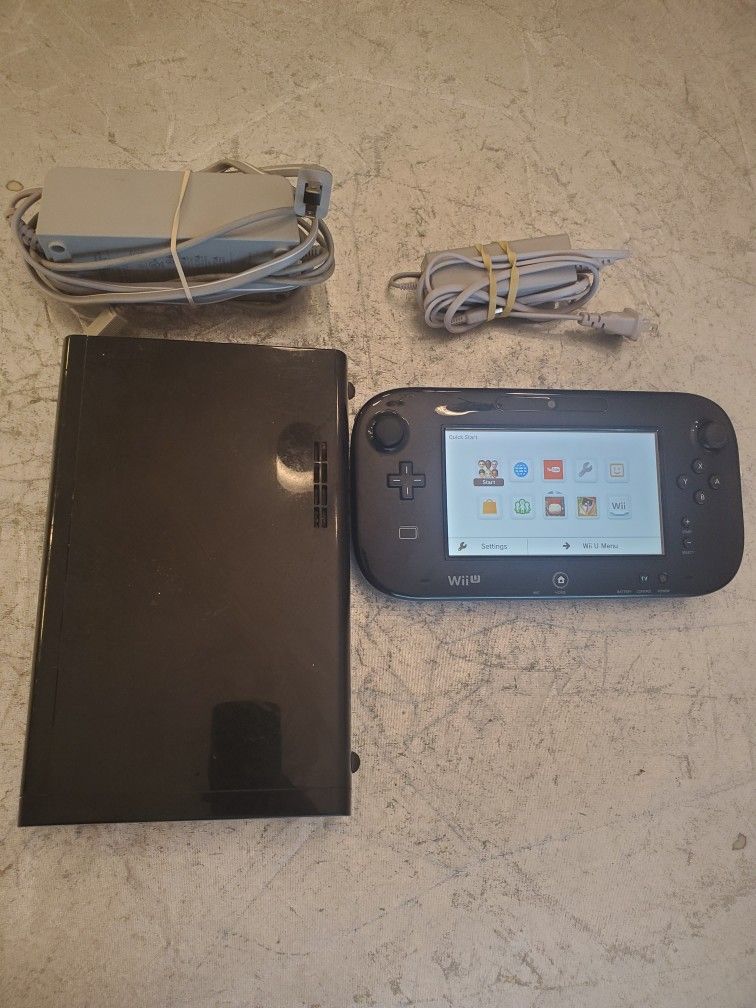 Nintendo Wii U  Black 32 GB video game Console