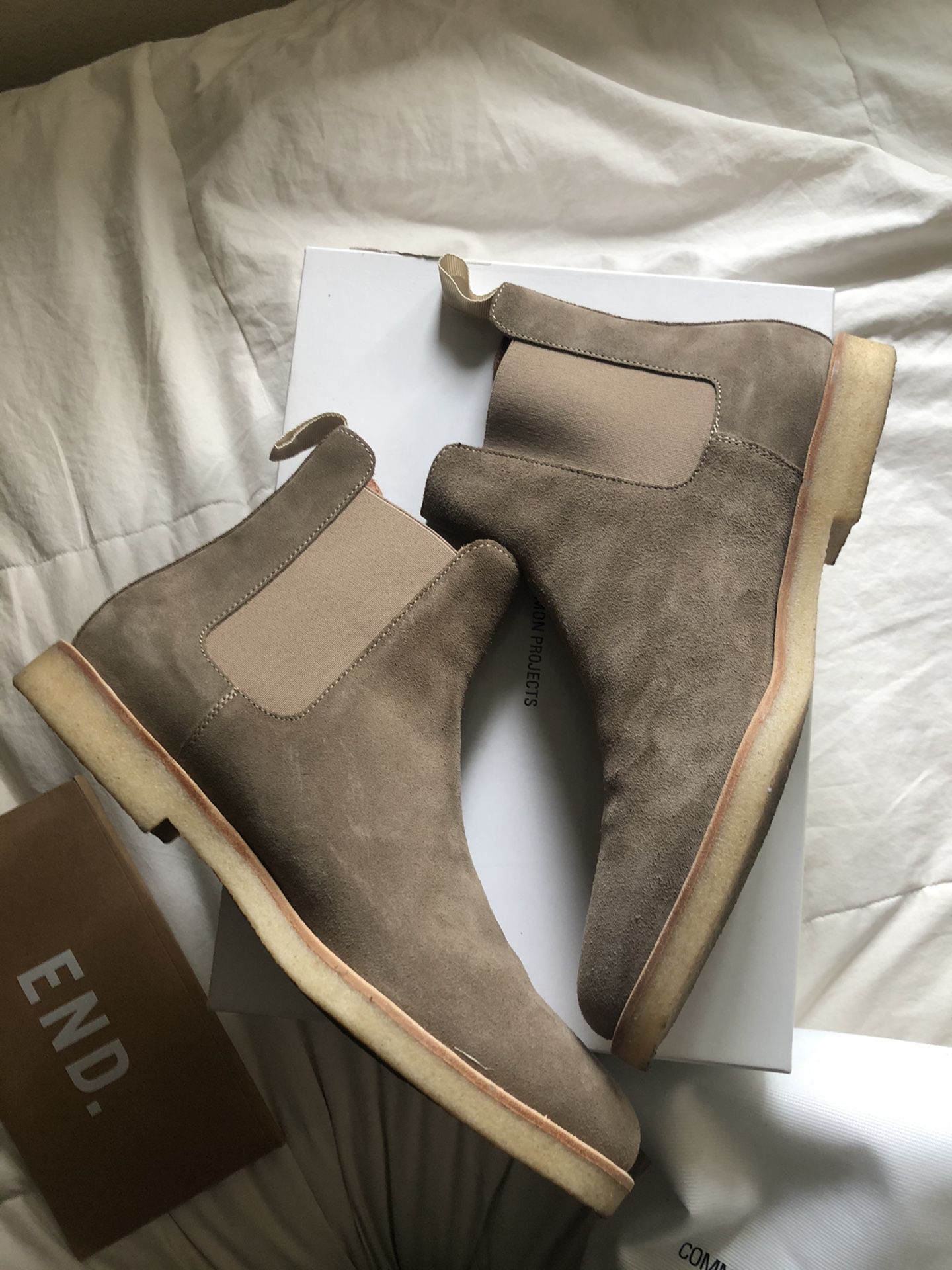 Common Projects, Chelsea Boots, Taupe, UK 7 (size 9)