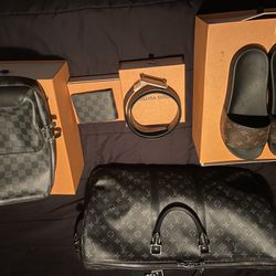 Louis Vuitton Bags, Belt, Slides & Wallet 