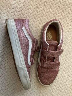 Size 5 glitter vans girls