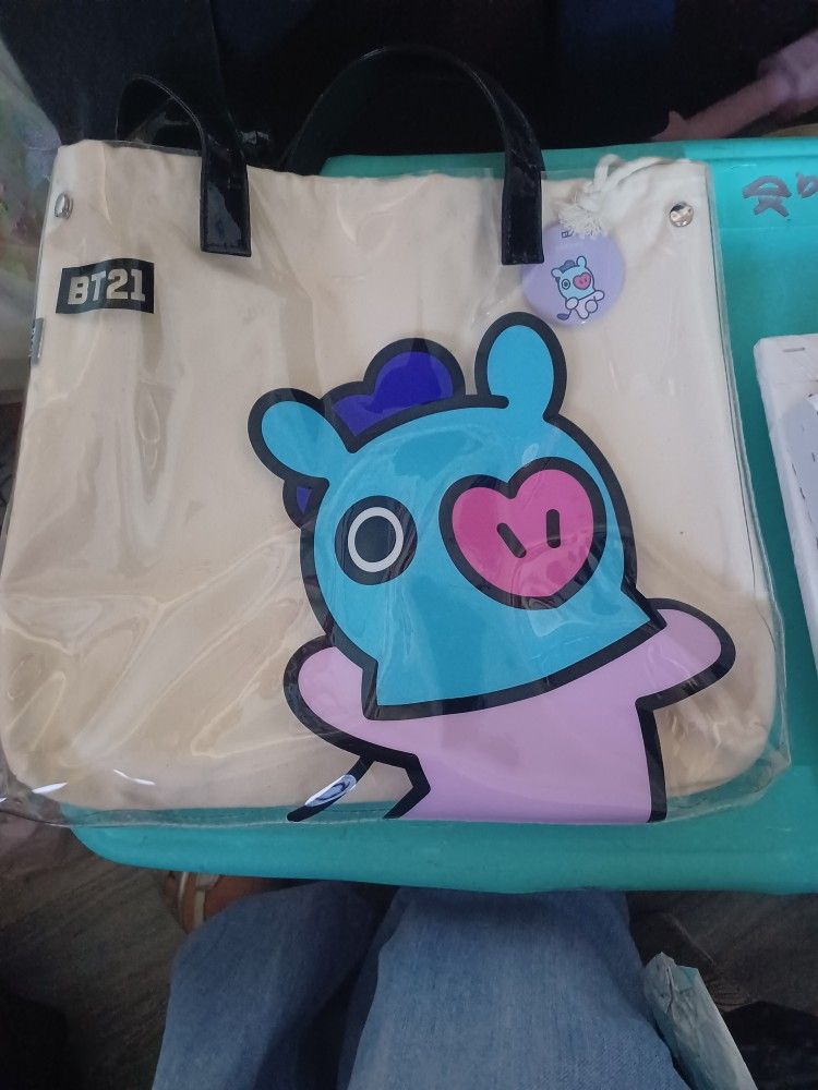 Bt21 Mang Clear Tote Bag