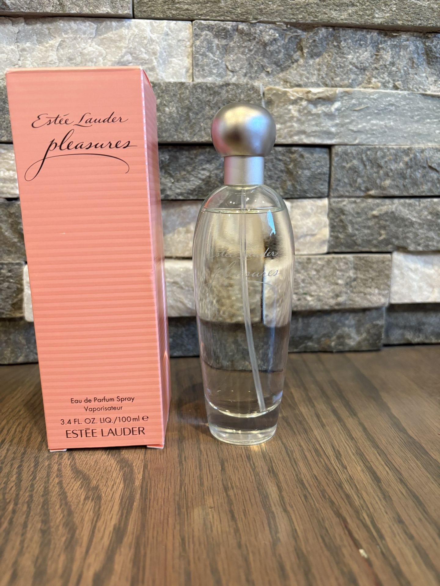 Estee Lauder Pleasures for Women 3.4 oz Eau de Parfum Spray NEW 100% AUTHENTIC