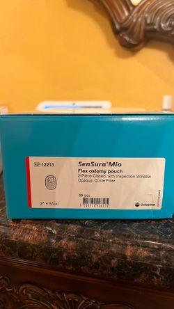 Coloplast SenSura Mio Flex Ostomy Pouch 2pc Closed Maxi 2in Gray 12213