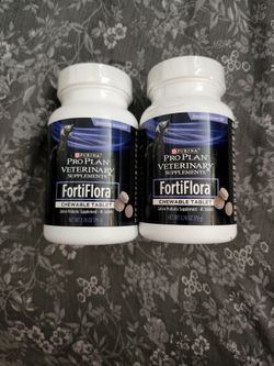 NEW/UNOPENED Fortiflora Vetrinary Canine Probiotic Chewables