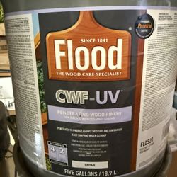 Flood 5 gal. Cedar Tone Transparent CWF-UV Exterior Wood
