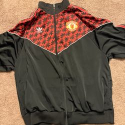 Manchester United Track Jacket  Size Large
