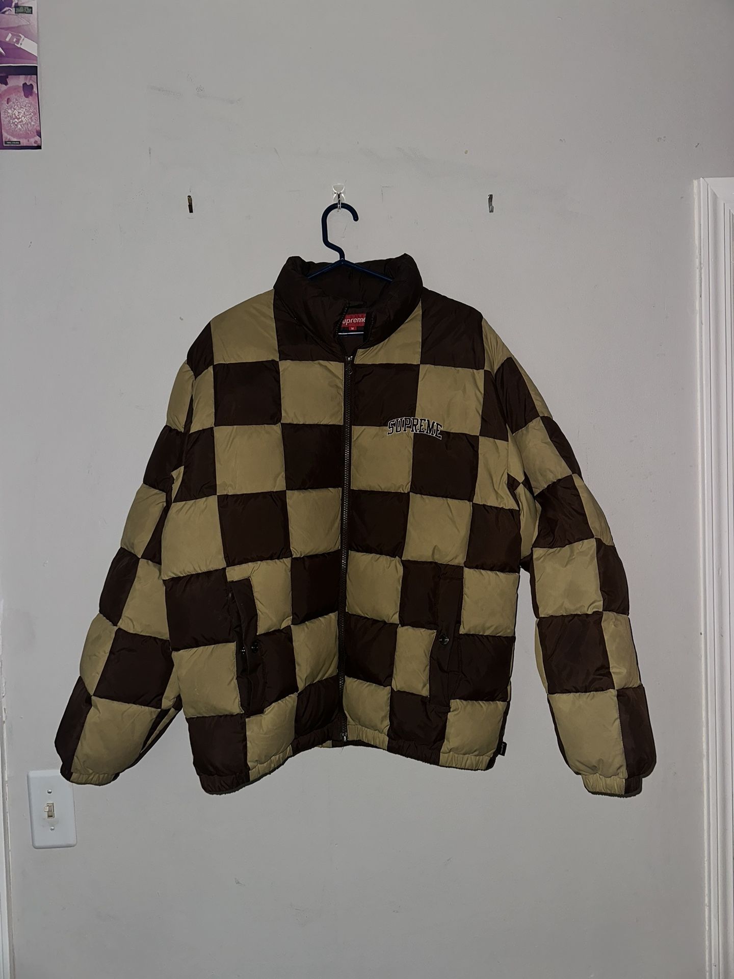 Supreme FW 19’ Checkerboard Puffer Jacket