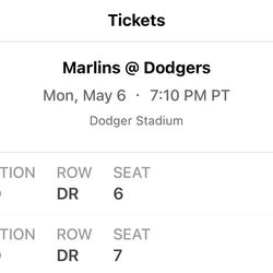 Dodger Vs Marlins Tickets