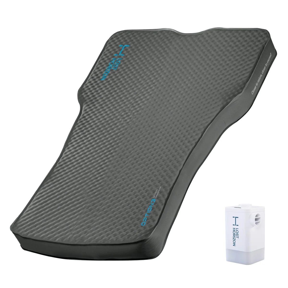 LOSTHORIZON AIR & FOAM Camping Mattress with Air Pump | Tesla Model-3