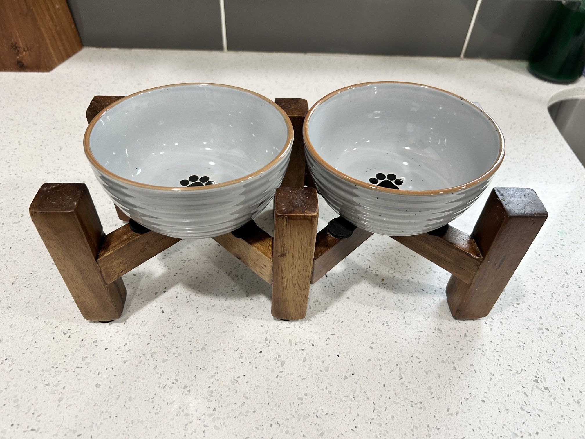 Ceramic Pet Bowl Set