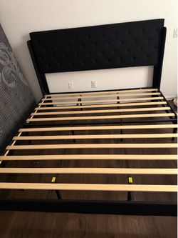 Black King Bed Frame