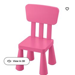 Toddler Chair (Pink)