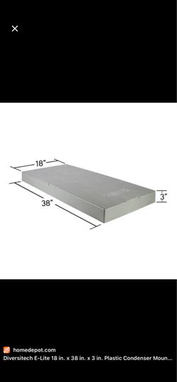 Pad and Bracket for mini split air conditioner condenser