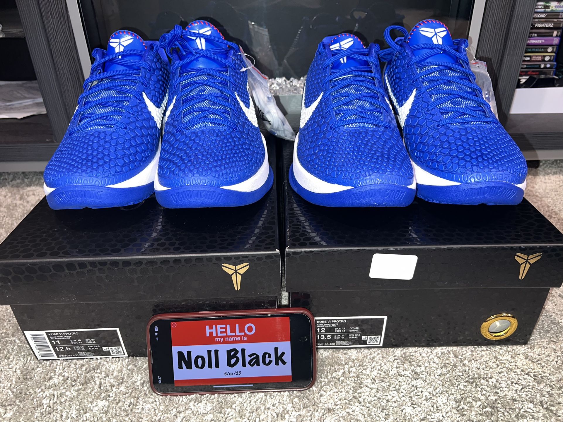 Nike Kobe 6 Protro “Dodgers” DS Size 12 NO TRADES