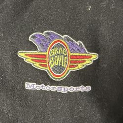 varsity-style Brad Boyle motorsports jacket XXL