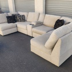 Large Multi setup sectional, With Built in usd charger