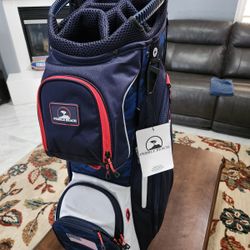 Pebble beach 14 hole golf cart bag
