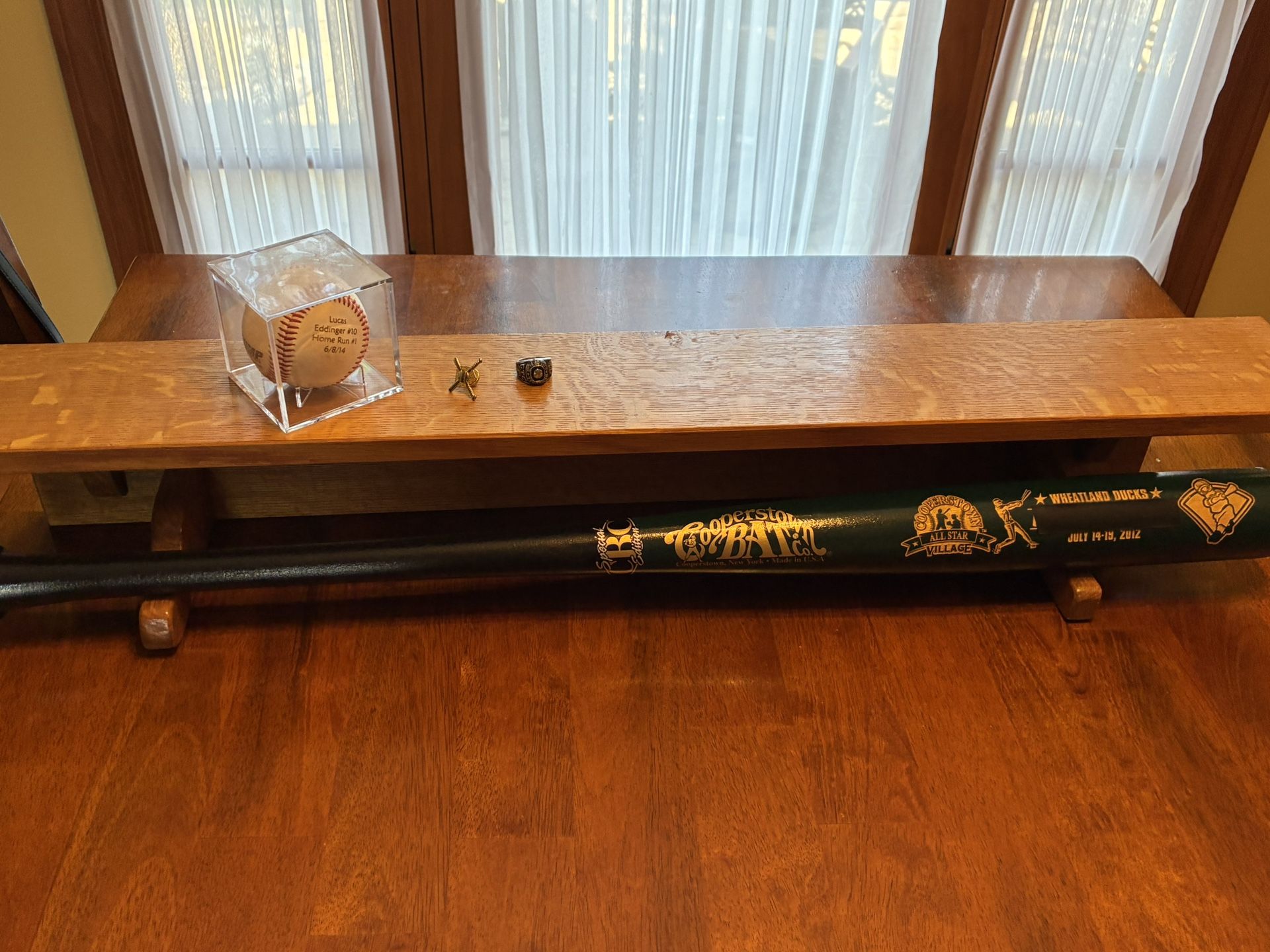 Baseball Bat Wall Display