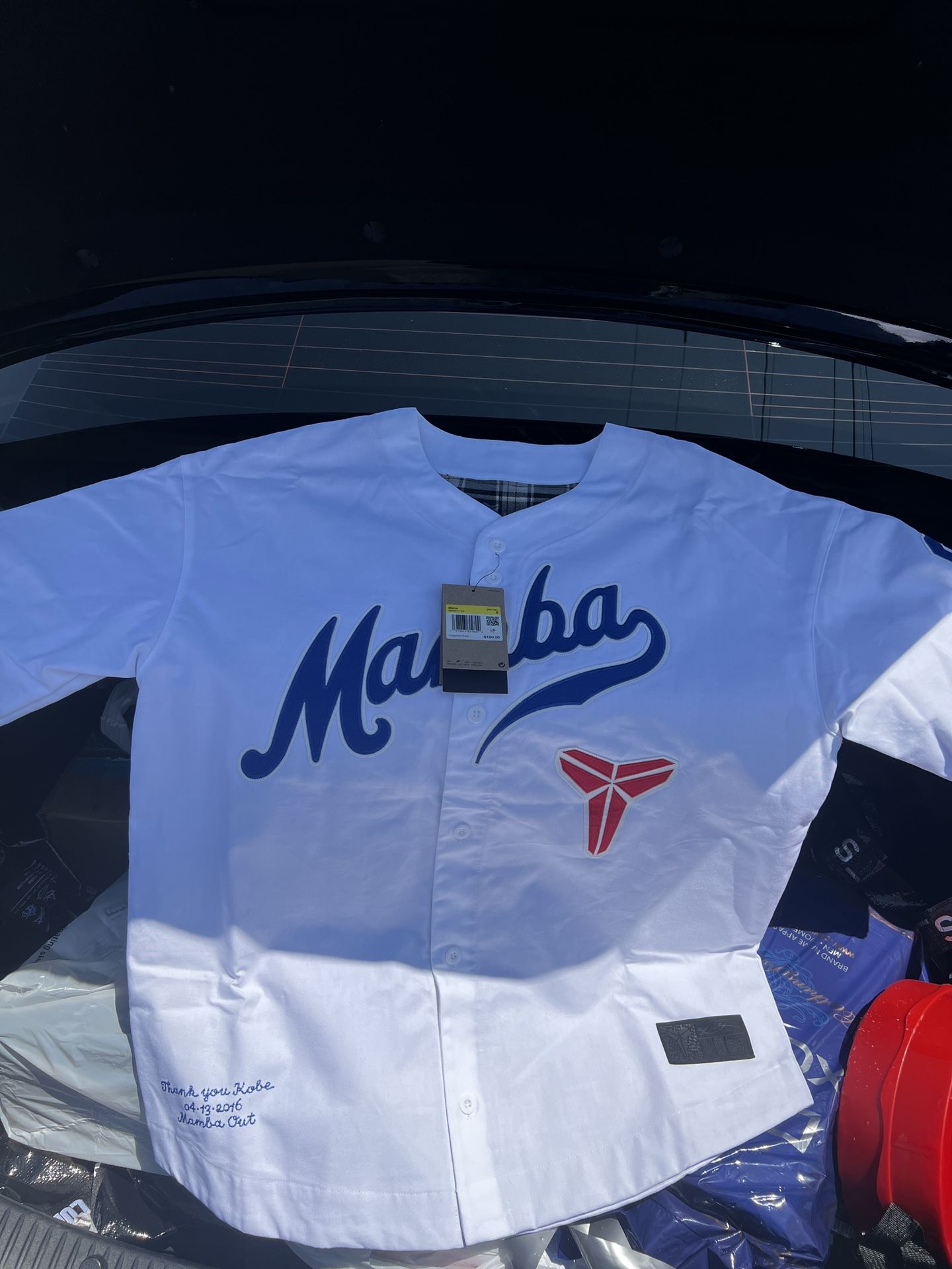 Nike Kobe Bryant Baseball Jersey Size S