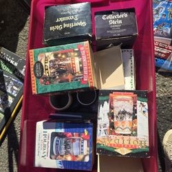 Tub Of Collectible Steins- Mostly Budweiser