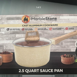 Marble stone cast iron stoneware