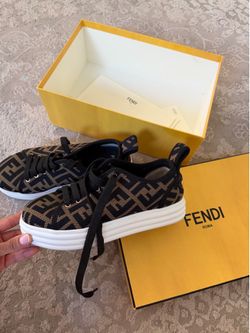 FENDI FF Rise Platform Sneakers | Authentic | Box Included | Excellent Condition | Size 6