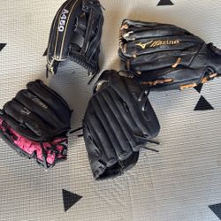 Youth, Baseball And Softball Gloves