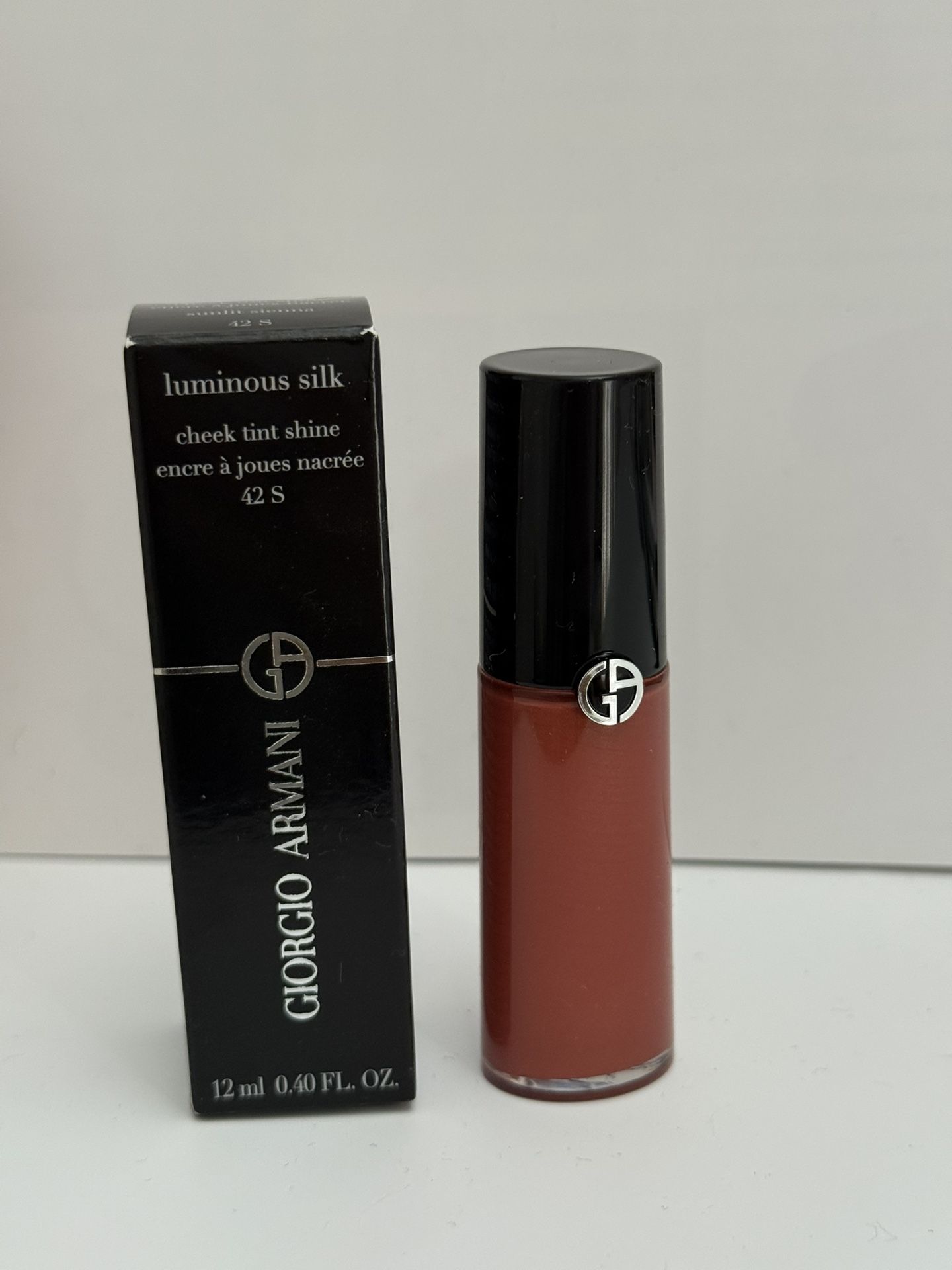 NIB Armani Beauty Luminous Silk Cheek Tint Blush 42s Sunlit Sienna.