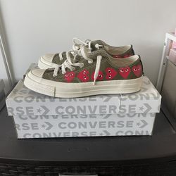 Men's Comme des Garçons Play x Converse Chuck 70 Multi Hearts size 8