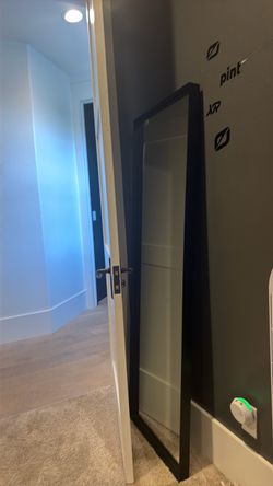 Full Length Floor Mirror Black Frame