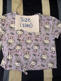 Hello Kitty Easter Shirt Size (8/10)
