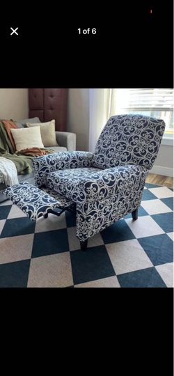Push back recliner chair