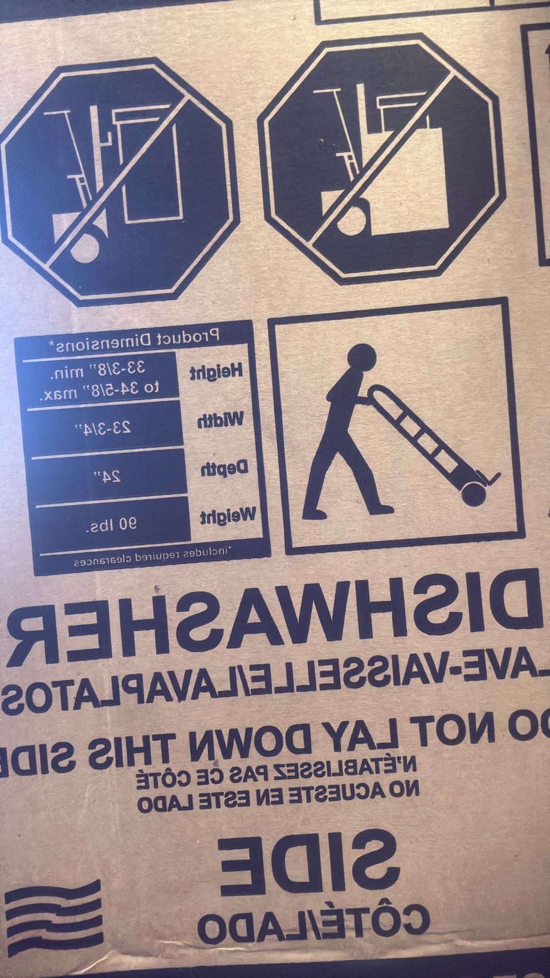 Brand New Dishwasher In Box