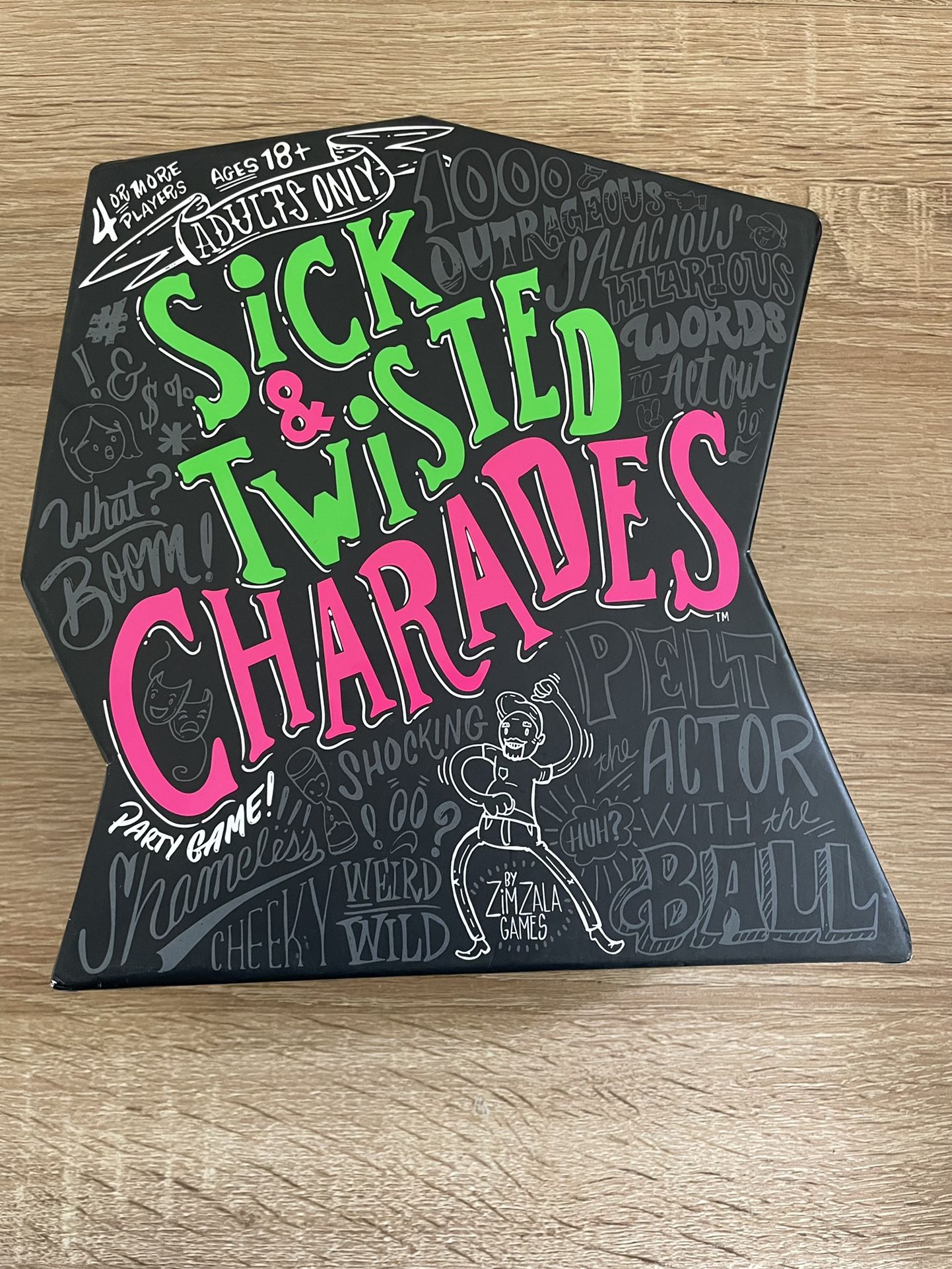 Sick & Twisted Charades - Adults Only Party Game (New In box)