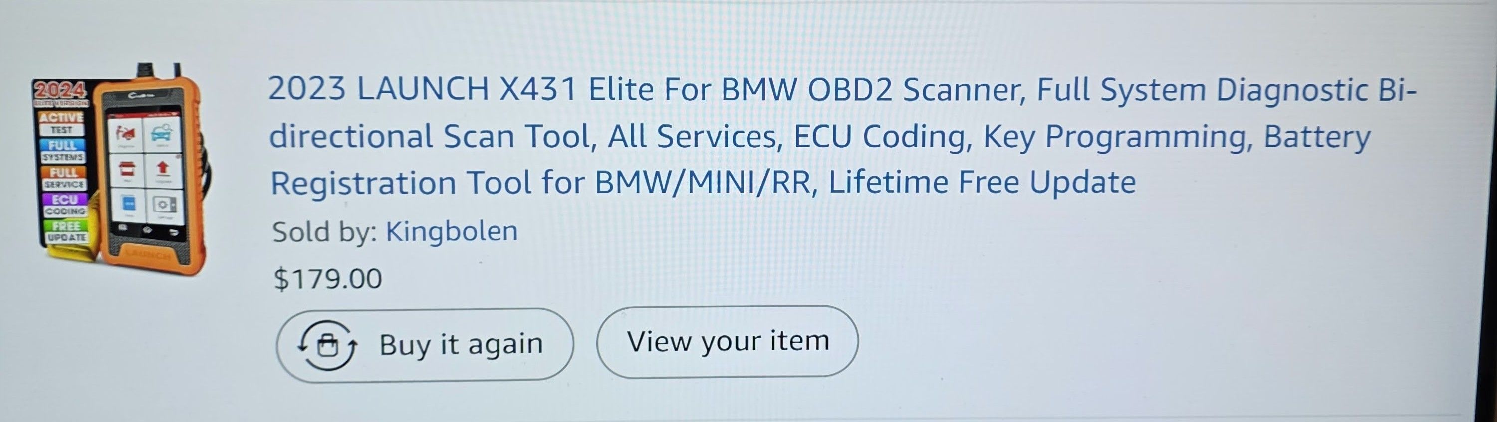 Creader Elite BMW Scanner