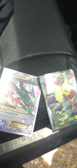 Giratina ex full art and mega raquaza ex pokemon