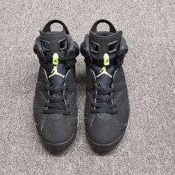 Nike Air Jordan 6 Retro Electric Green Black Mens Size 11 CT8529-003
