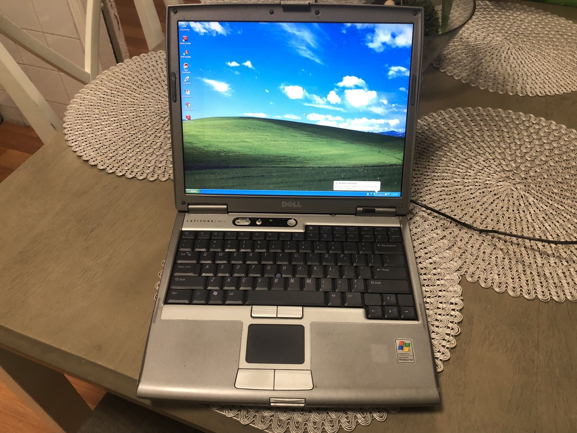 dell latitude D610  windows xp 