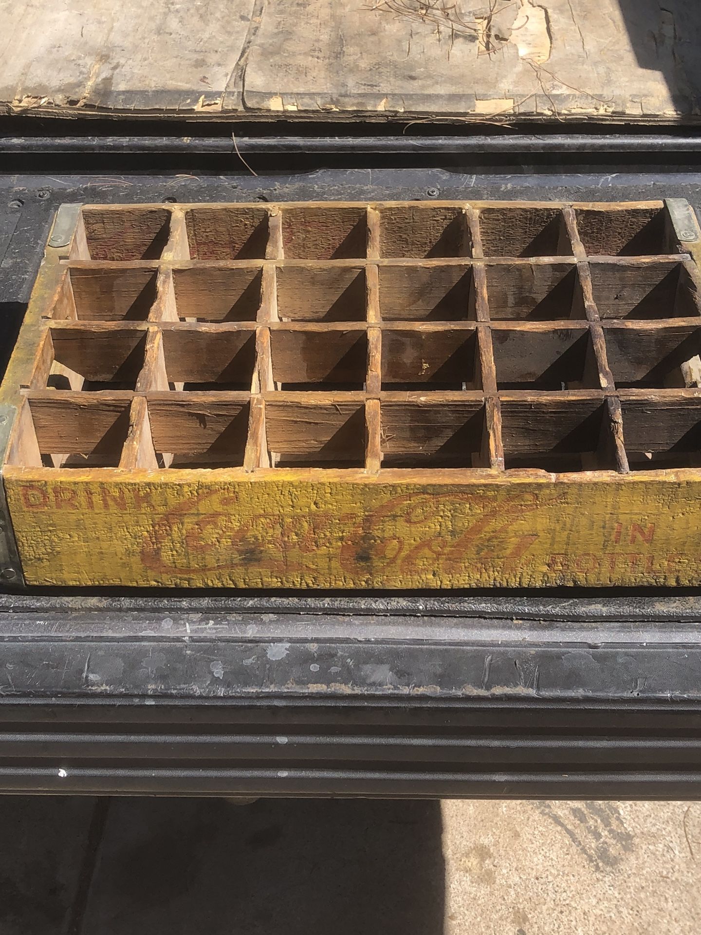 Vintage Wooden Coca Cola Crate