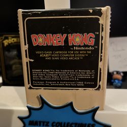 1982 Coleco Donkey Kong Game by Nintendo for Atari Video Computer System