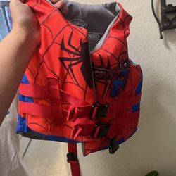 Spider-Man life jacket up to 55 pounds