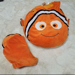 Vintage Disney Store Finding Nemo 3d Plush Costume 3t Toddler Rare Halloween