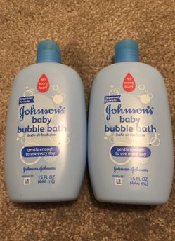 Johnsons Baby Bubble Bath Lot of 2