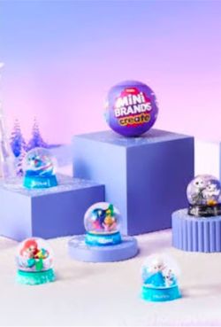 Mini Brands Disney snow globes
