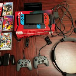 Nintendo Switch and All Accessories 