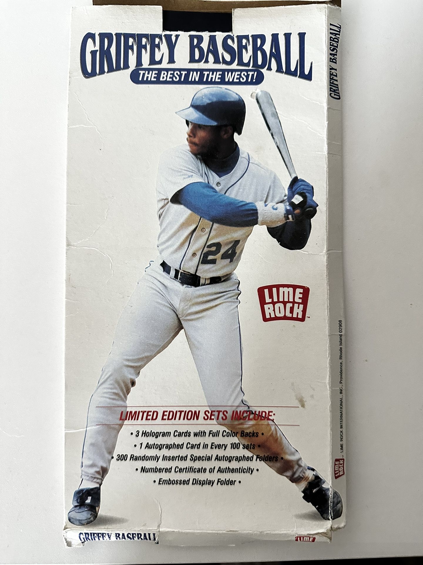Griffey Baseball Holographic, Limited, Edition, Card Set Griffey Baseball Holographic, Limited, Edition, Card Set